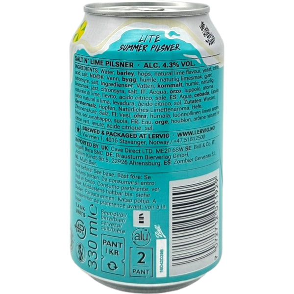 Lervig Salt'N Lime Summer Pilsner (Lager)