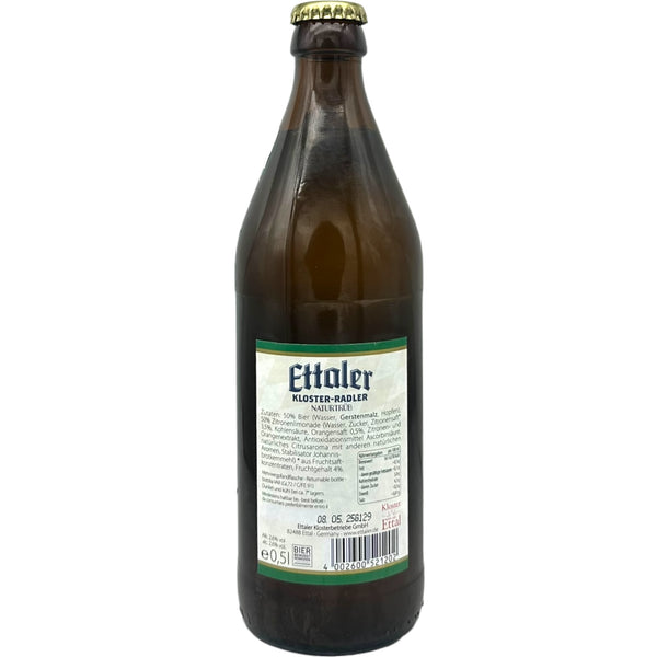 Klosterbrauerei Ettal Ettaler Kloster-Radler Naturtrüb