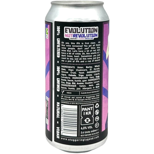 Staggeringly Good Evolution Not Revolution Cashmere, El Dorado, Simcoe